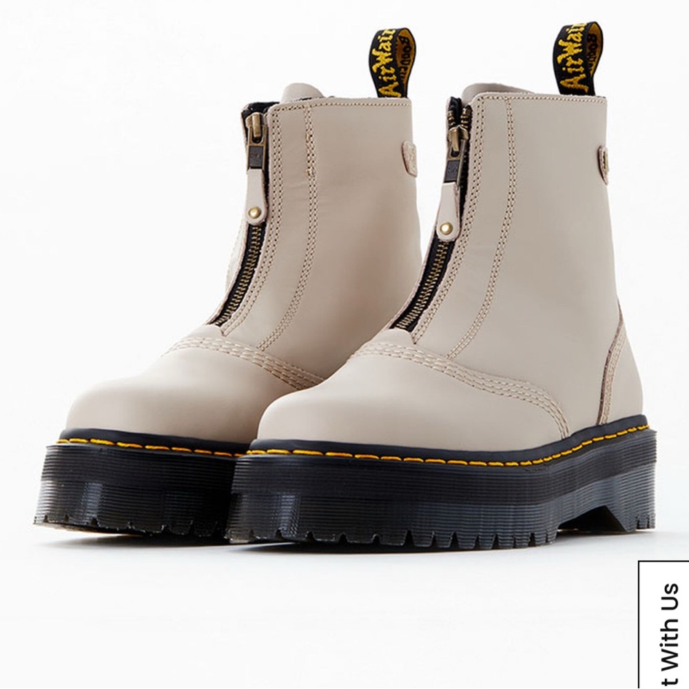 Dr Martens Women's Jetta Zipped Vintage Quad Retro Boots